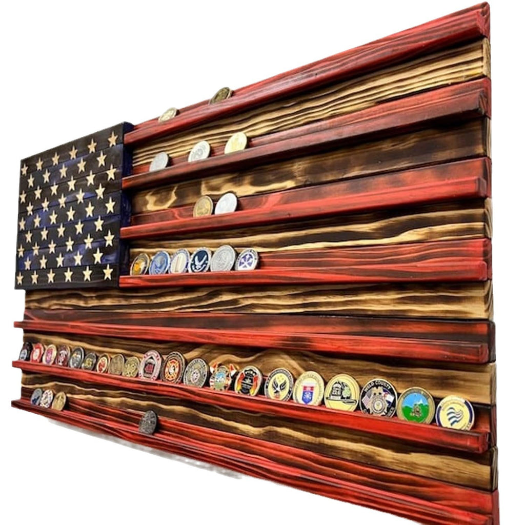 Creative Wooden Independence Day Decor – Patriotic Craftwork for Home Display