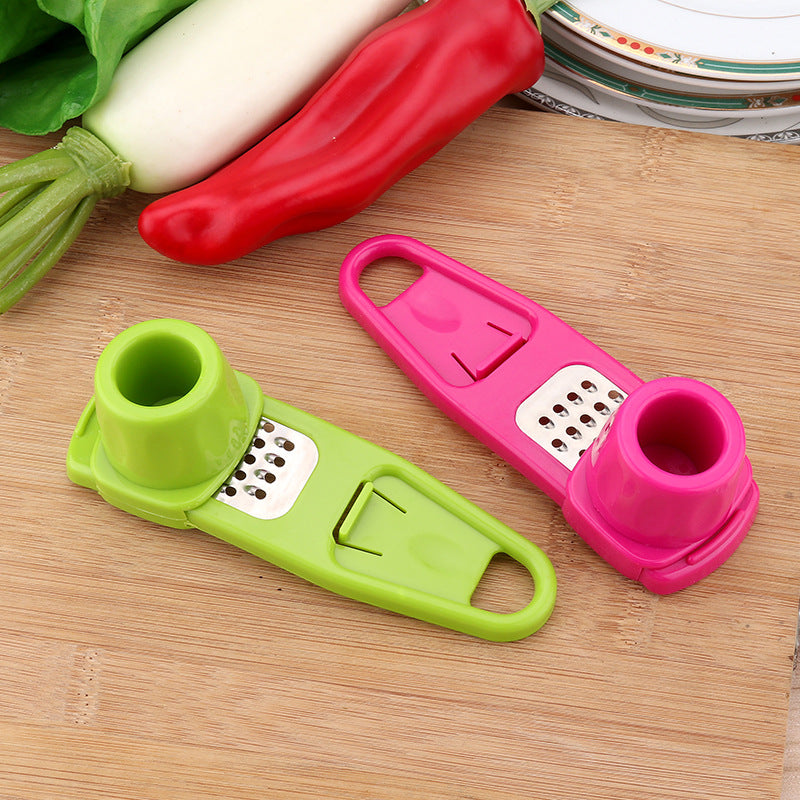 Garlic Masher & Seasoning Grinder – Manual Kitchen Gadget for Fresh Minced Flavor