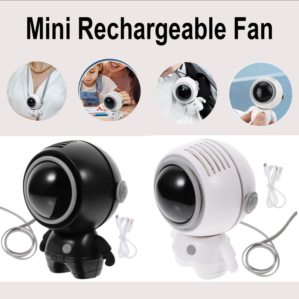 Neck Fan Is Suitable For Various Scenes, With Intelligent Wind Adjustment Function