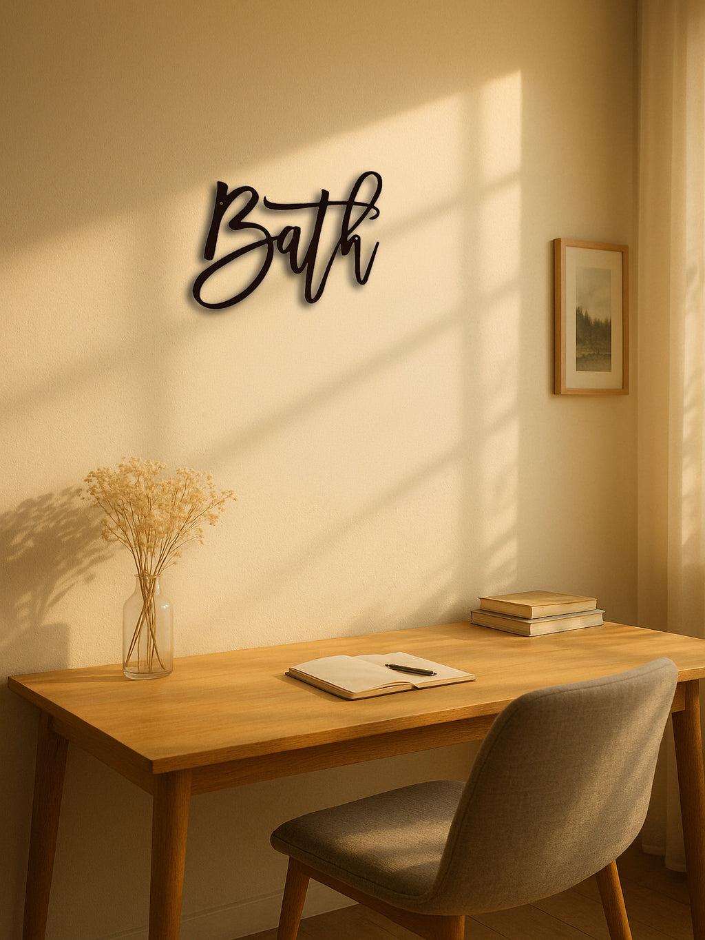 Metal Letter Pendant,Create A Stylish Focal Point For Wall Art, Chic Home Decor