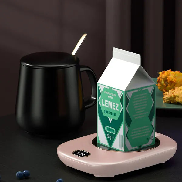 Electric Coffee Mug Warmer For Desk Auto Shut Off USB Tea Milk Beverage Cup 3 Temperature Setting