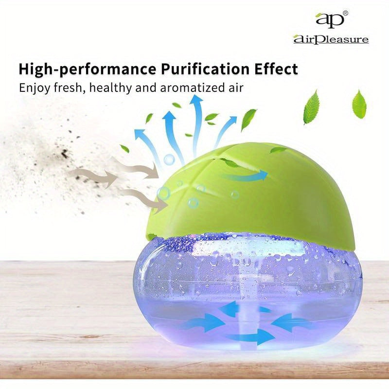 Air Purifier -Four Colors - Water Filtration Air Purifier For Home And Office - Equipped With LED Night Light