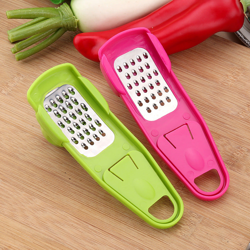 Garlic Masher & Seasoning Grinder – Manual Kitchen Gadget for Fresh Minced Flavor