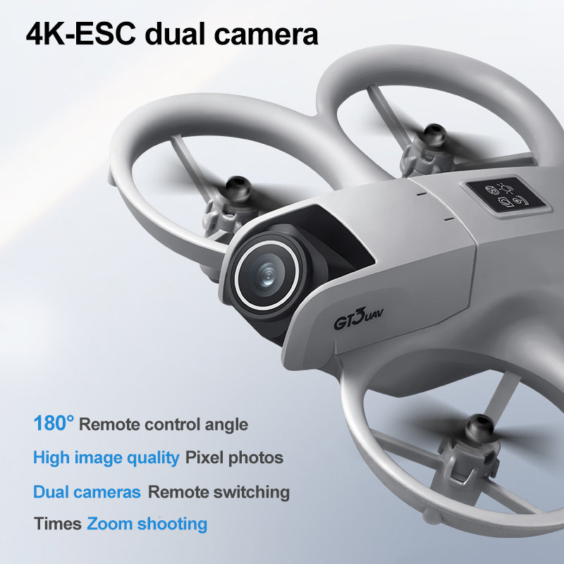 Stable Flight, Propeller Protection, Safe Flight, Equipped With Dual Cameras, Electrically Adjustable