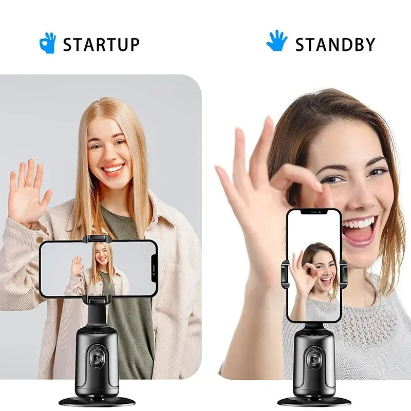 AI Smart Face‑Tracking Phone Holder — Vlog & Live Stream Stabilizer