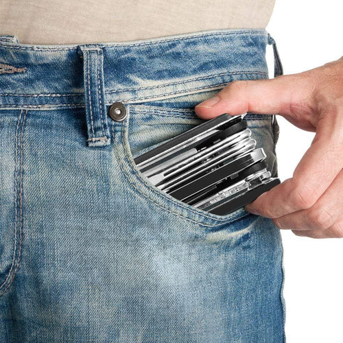 16-in-1 Heavy-Duty Bike Repair Kit With 16-ToolMultifunctional Hex Key Set Puncture Patch &Tire Repair Kit For Mountain Road BikesMotorcycles