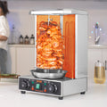 Shawarma Grill Machine, 13 Lbs Capacity, Chicken Shawarma Cooker Machine With 2 Burners, Electric Vertical Broiler Gyro Rotisserie Oven Doner Kebab Machine, For Home Restaurant Kitchen Parties