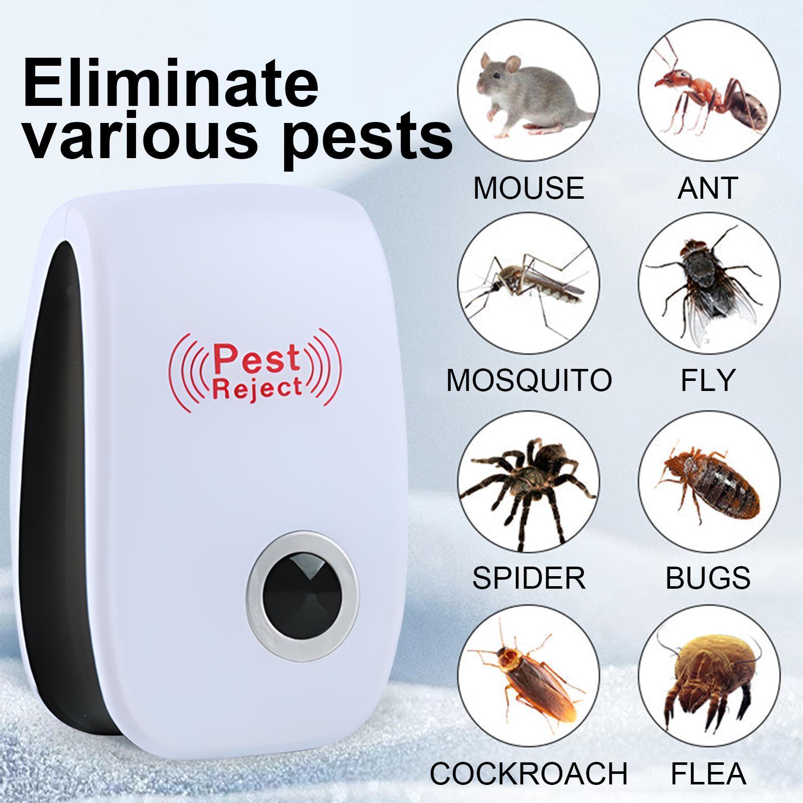 Jueyu Ultrasonic Home Mosquito, Cockroach, And Mouse Repellent Plug-in Smart Nightlight Insect Repeller