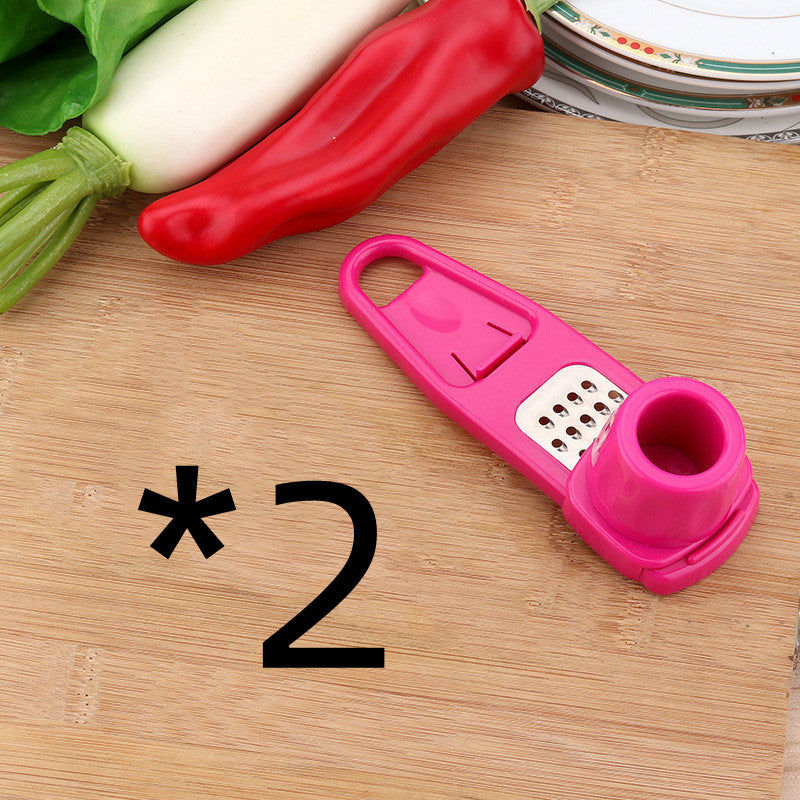 Garlic Masher & Seasoning Grinder – Manual Kitchen Gadget for Fresh Minced Flavor