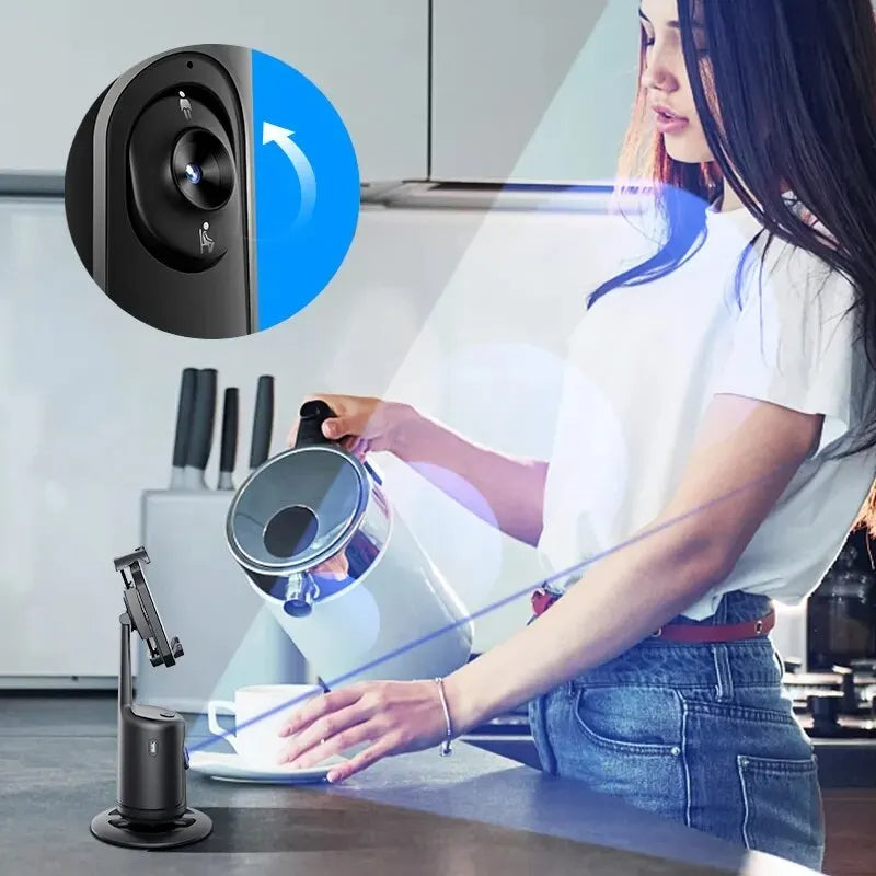 AI Smart Face‑Tracking Phone Holder — Vlog & Live Stream Stabilizer