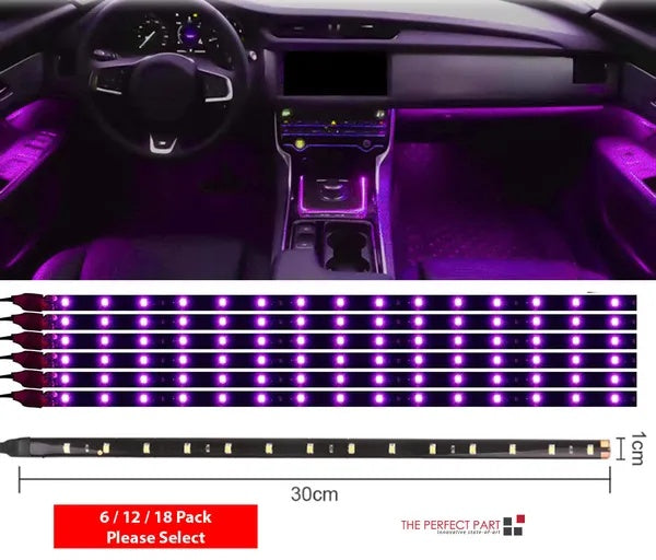 Lot Waterproof 12 DC 12V Motor LED Strip Underbody Light For Car Motorcycle