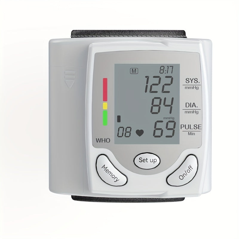Wrist Electronic Blood Pressure Monitor, BP Sphygmomanometer